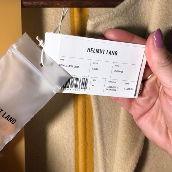 Double Lapel Cashmere Coat - HELMUT LANG - Picture 8 of 12